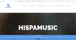 Desktop Screenshot of hispamusic.com